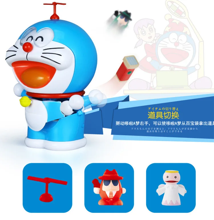 Новый подлинный Doraemon Робот Духи лицо/глаза-сменные YouTube модные модели наборы