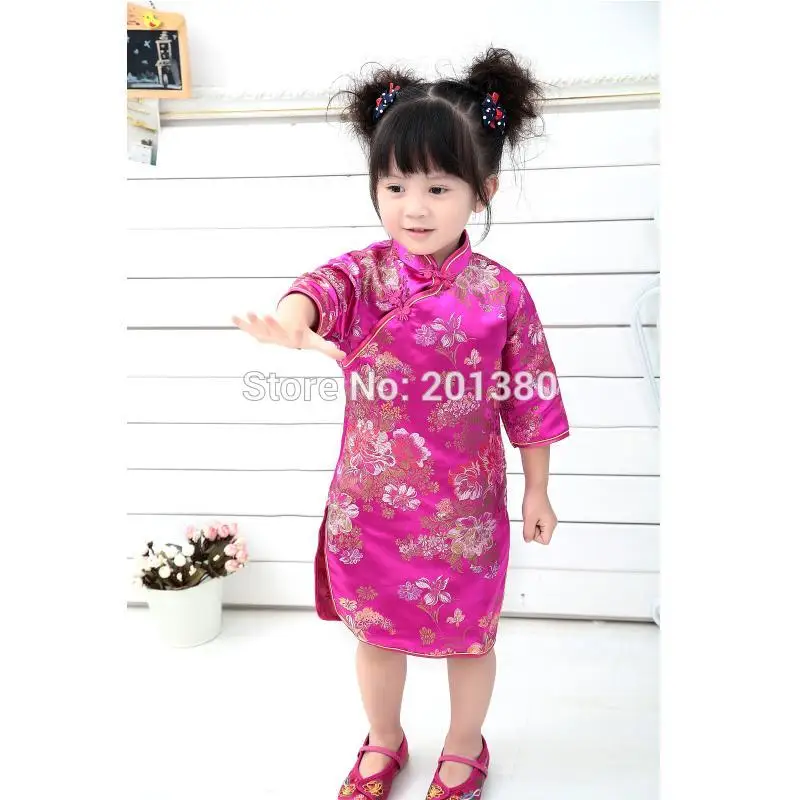 2017 г. Летнее платье для маленьких девочек детская одежда традиционные китайские