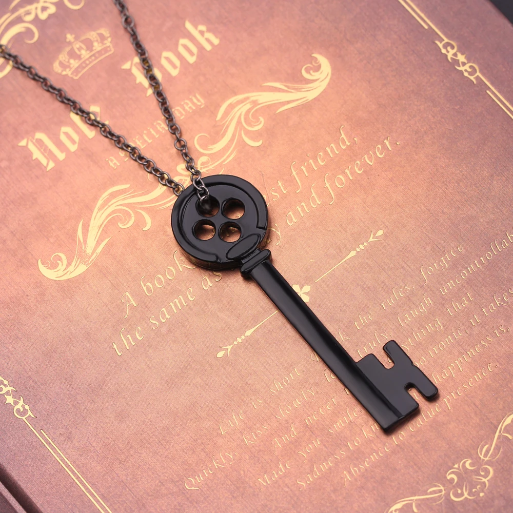 Coraline &amp the Secret Key Necklace Pendants Skull Nightmare Before Christmas Choker Kingdom Hearts Jewelry Gifts | Украшения и