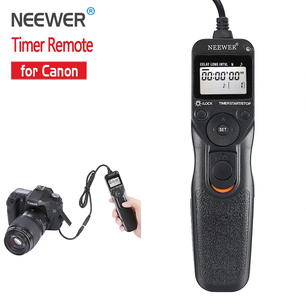 Neewer спуск затвора таймер дистанционное управление для Canon EOS 550D 600D 650D 700D 1100D 1000D 1D 5D