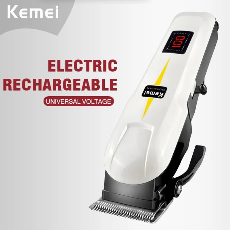 KEMEI Pet Clippers Dog Hair Trimmer Professional Lcd Display Haircut Cordless Rechargeable Grooming Trimming Kit Shaver | Бытовая