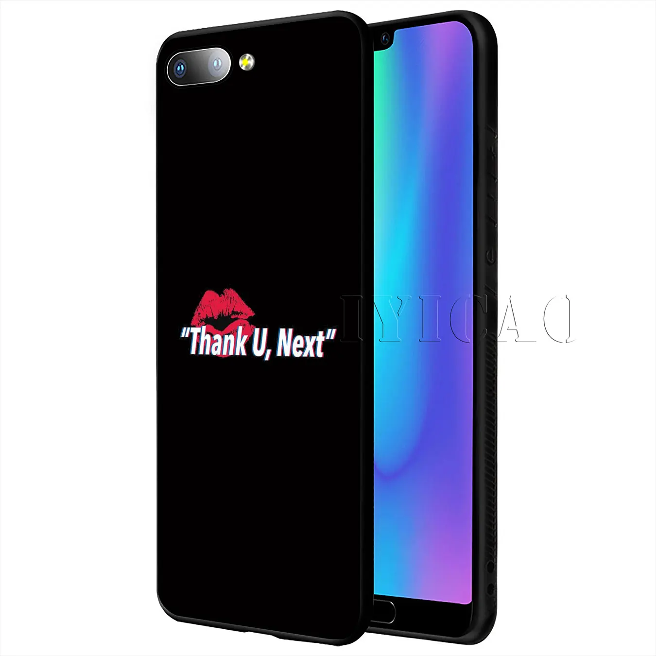 Мягкий чехол для телефона IYICAO Thank U Next Ariana Grande Huawei Y9 Y7 Y6 Prime 2019 Honor 20 8C 8X 8 9 9X 10 Lite 7C 7X 7A