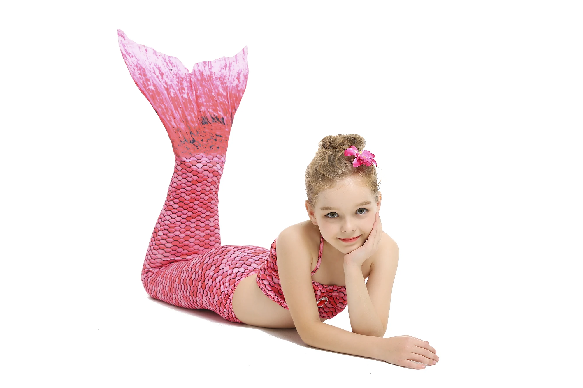 Вечерние костюмы Ариэль для костюмированной вечеринки; Vestido; купальный костюм Русалочки для девочек; купальный костюм принцессы Ариэль с хвостом; 10 цветов; детская одежда для плавания