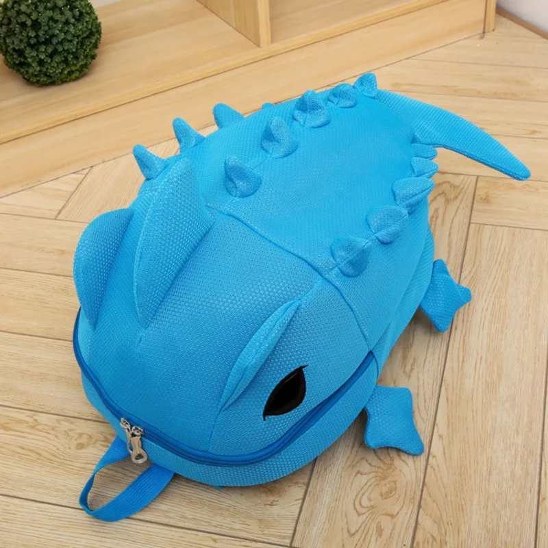 Творческий Хамелеон мультфильм девушки мальчик рюкзак 3D Монстр динозавров