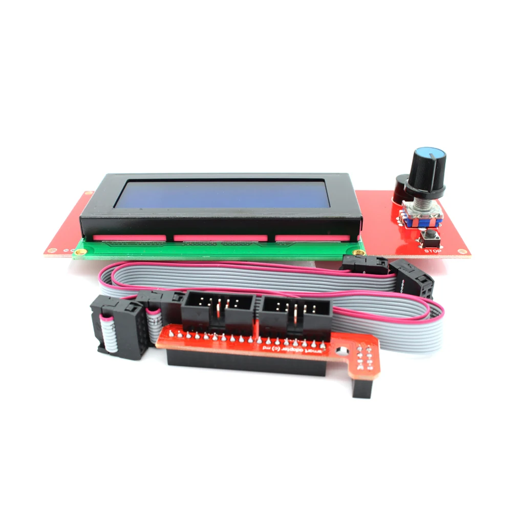 1 4 2004 LCD контроль 3D Принтер Комплект Reprap умные Части контроллер дисплей Ramps |