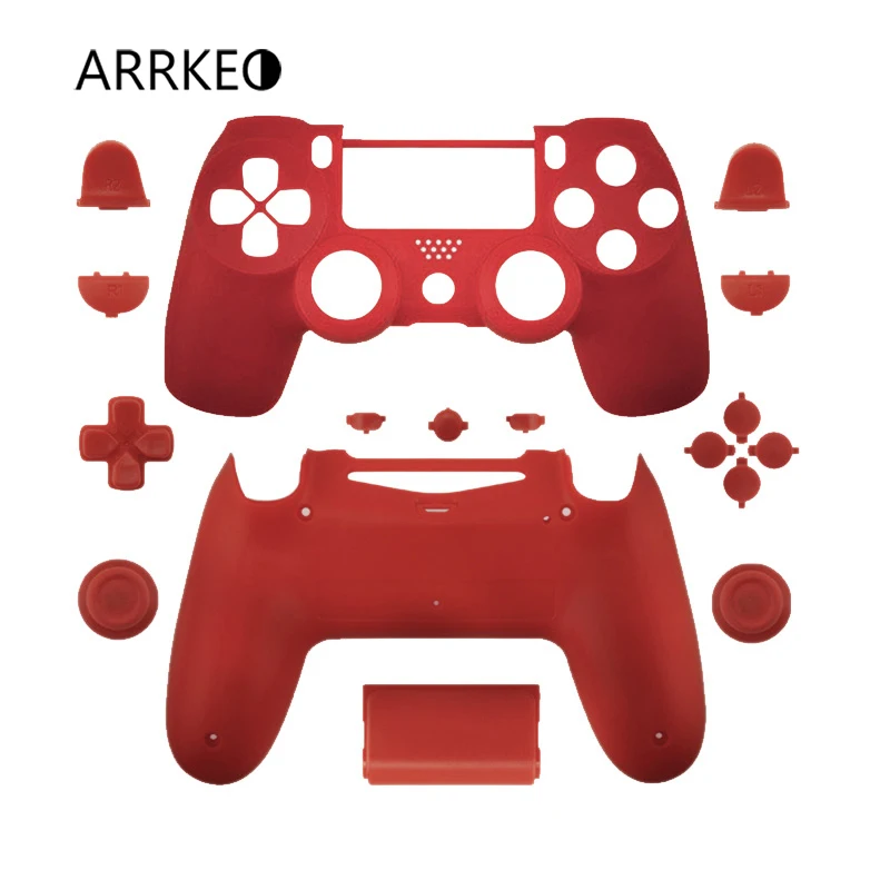ARRKEO черный полный корпус и кнопки мод комплект для Playstation 4 Slim PS4 Pro JDS 040 Dualshock