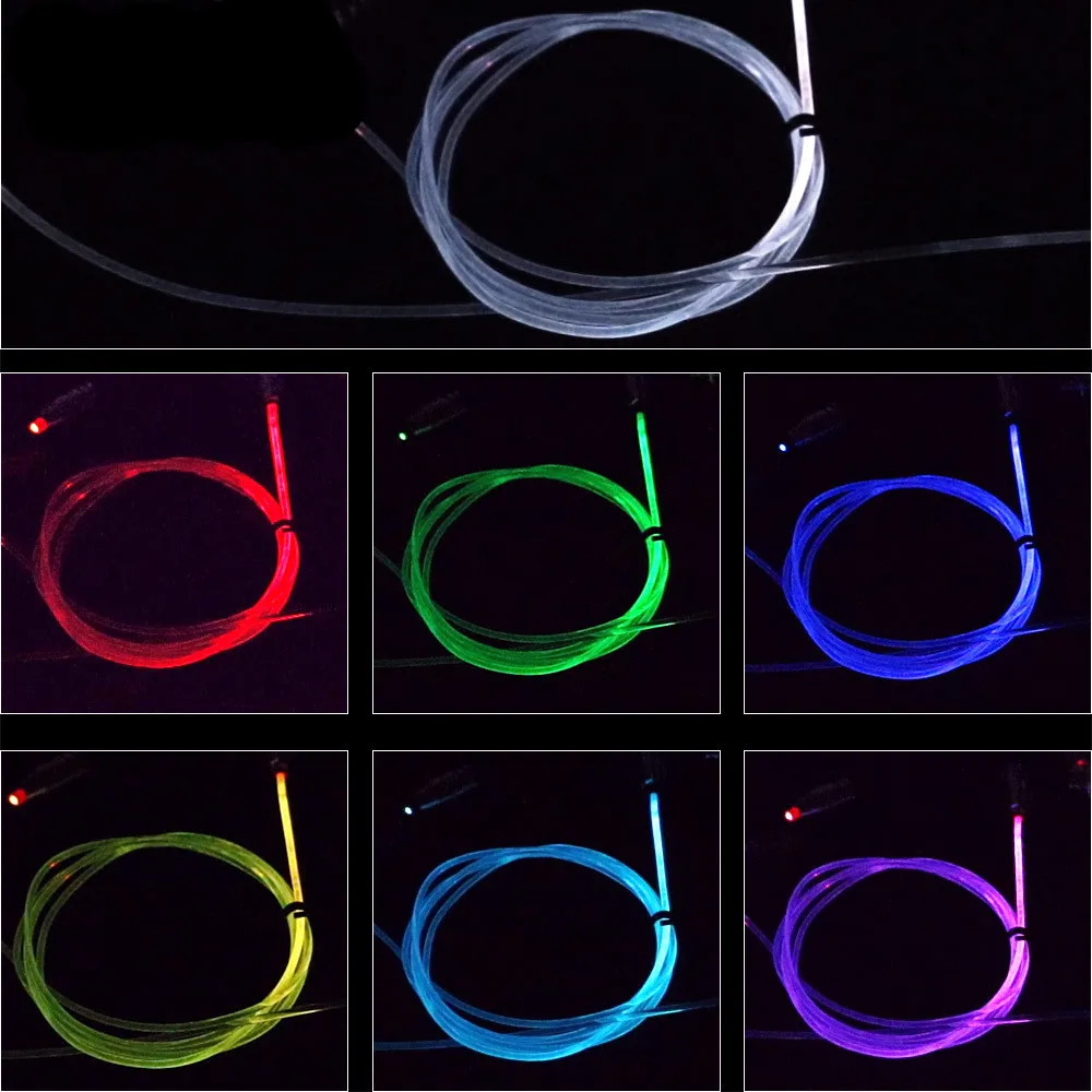 6 м голосовой звук активный RGB светодиодный свет салона автомобиля Многоцветный EL