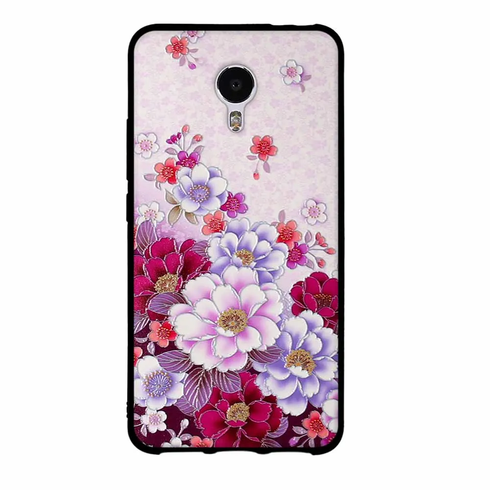 Модный 3D окрашенный чехол для Meizu M3 Note/MeiBlue Charm Note 3 s роскошный силиконовый |
