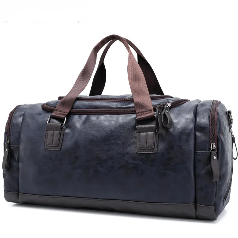 

Waterproof Men Travel Bag Leather Weekend Bag Overnight Large Capacity Carry on Luggage Women Duffel Tote Bolsa Maletas de viaje