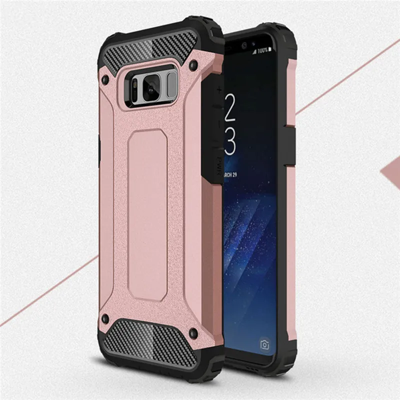 rose gold Противоударный бампер чехол для телефона для samsung Galaxy S11 S8 S9 S10 S10e A51 A71 A50 J7 J5 A6 J6 J8 A7 A5 Примечание 10 крышка - Цвет: rose gold
