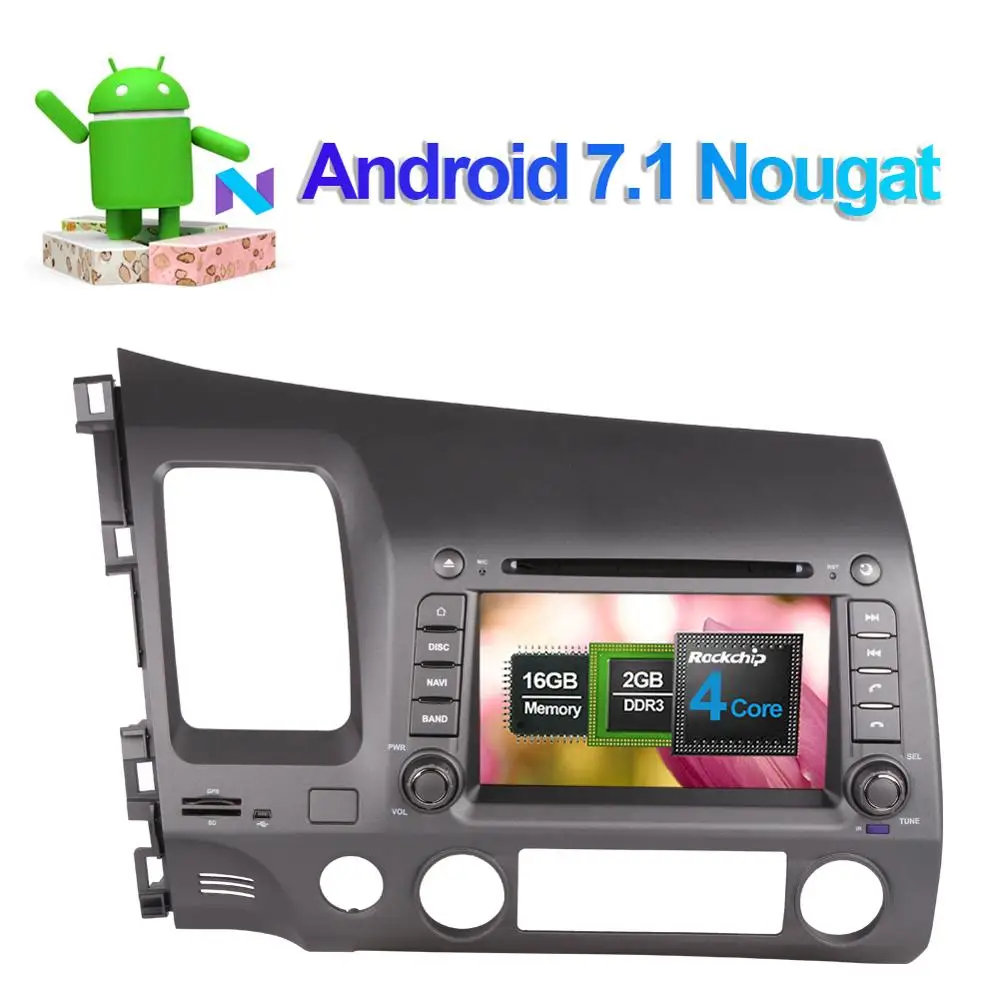 4 ГБ ОЗУ Android 7 1/8 0 Восьмиядерный автомобильный DVD мультимедийный плеер GPS