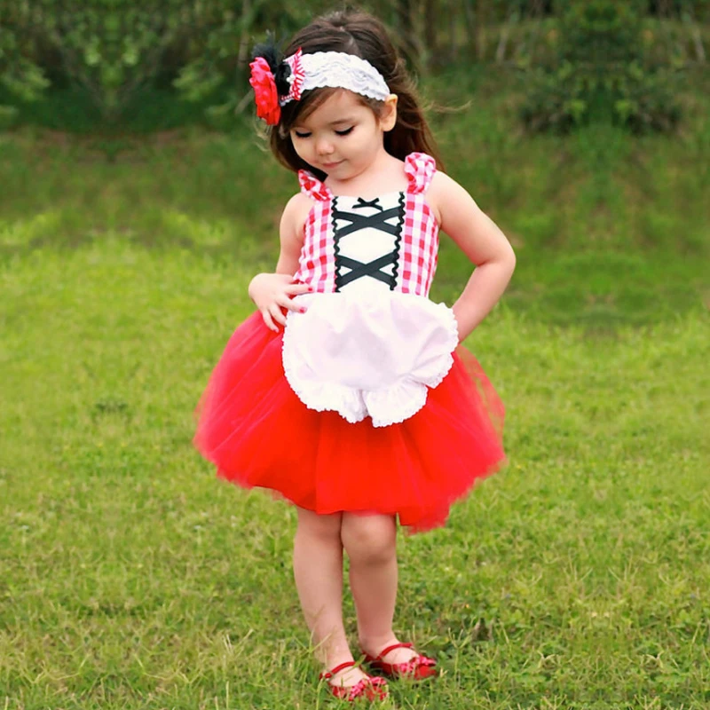 New Girls baby dresses christmas dress little red hat tutu fashion children clothing kids clothes cute lovely free shipping | Детская