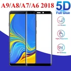 2 шт. 5D Защитное стекло для samsung a9 a8 a7 a6 plus 2018 закаленное стекло tremp a 9 8 7 6 a750 защитная пленка 9a 8a 7a