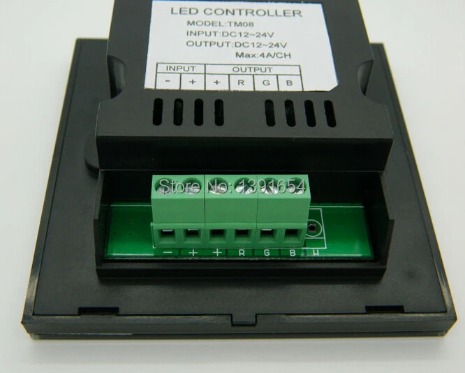 DC12-24V Сенсорная панель RGB LED контроллер настенное крепление полный цвет Диммер