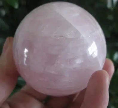 Натуральный розовый кварц хрустальный шар кварцевый healingDiameter64mm|Статуи и
