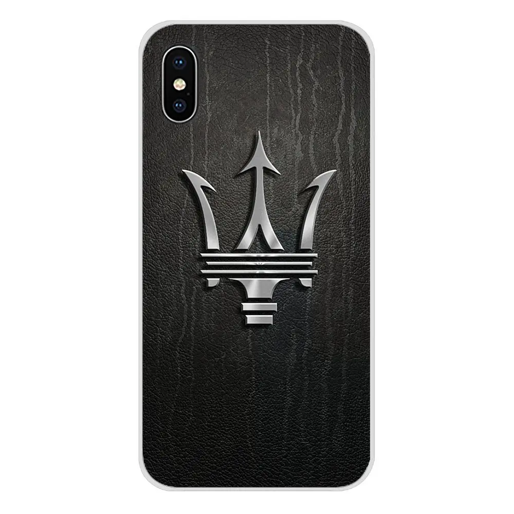 Аксессуары чехлы для телефонов Apple iPhone X XR XS MAX 4 4S 5 5S 5C SE 6 6S 7 8 Plus ipod touch Hot Maserati|Чехлы-накладки| |