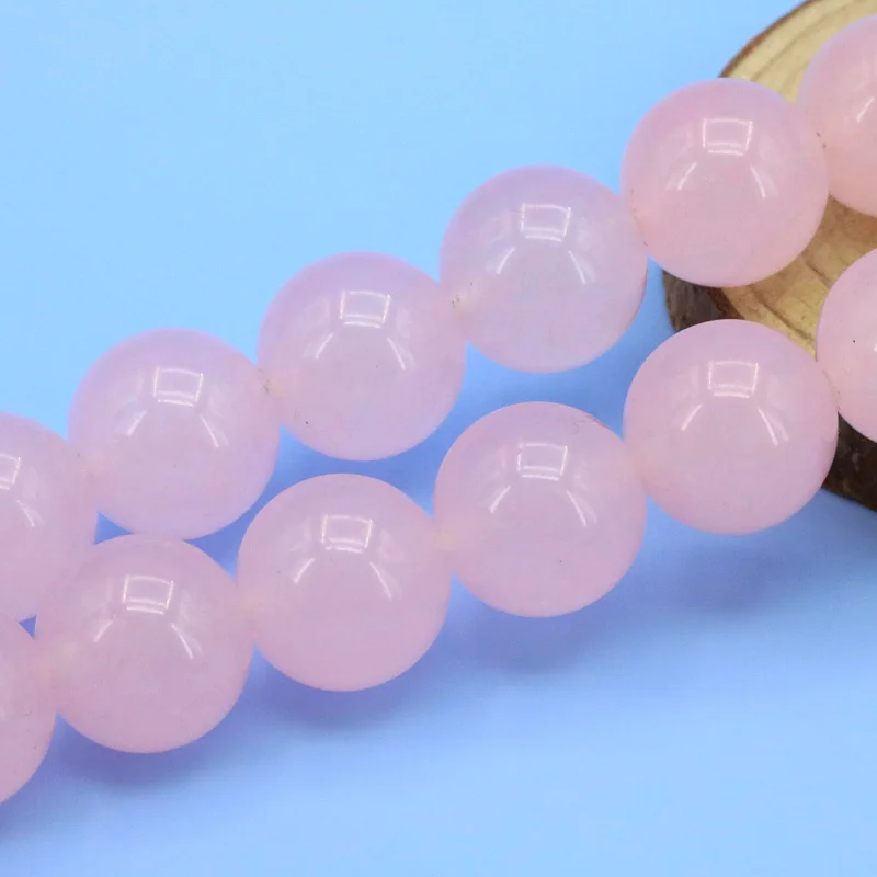 New style!Pink chalcedony round shape loose beads 14mm 15 " DIY stone beautiful jewelry suitable design bracelet necklace | Украшения и