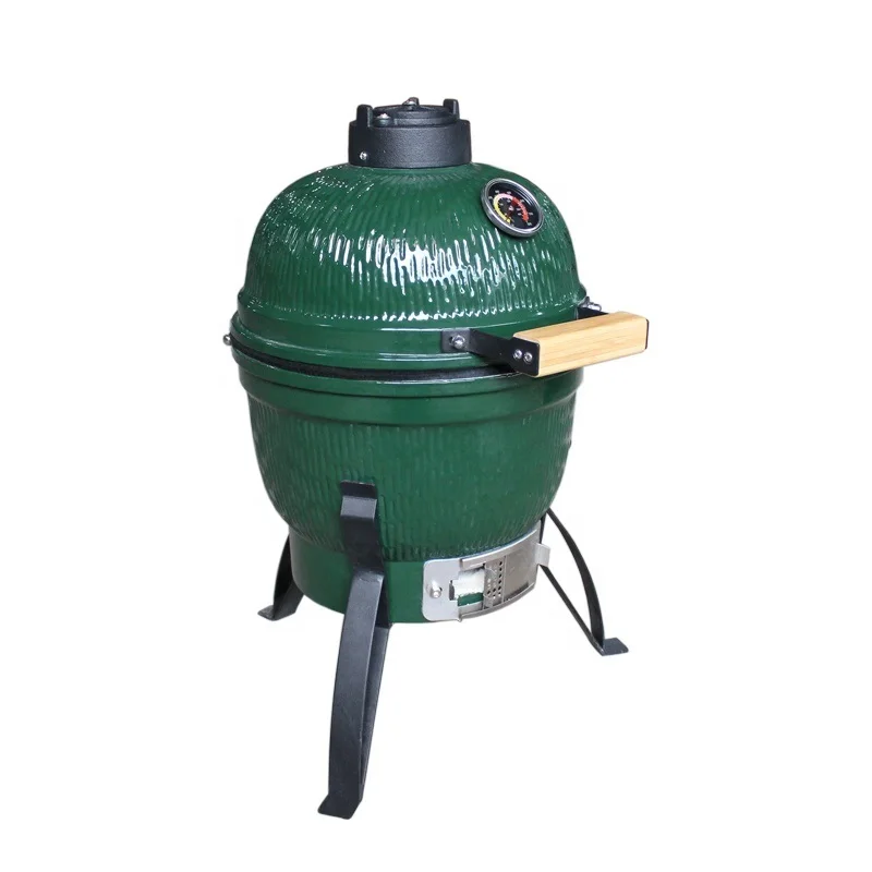 Открытая заводская настройка Распродажа 13 дюймов дешевые Kamado керамический для гриля и барбекю Портативный печь для готовки на углях элегантные Кемпинг Двор грили kamado