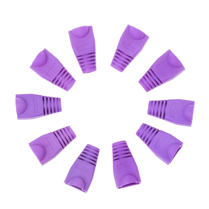 1 комплект 10/25 шт./лот для RJ45 Cat6 Cat5E сетевой кабель коннектор защитные колпачки