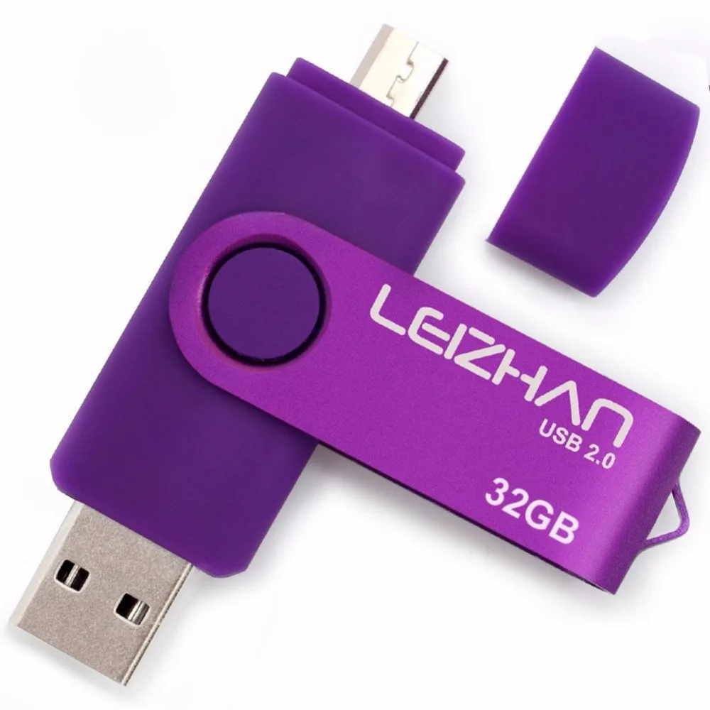Leizhan флэш накопитель USB OTG 2.0 4 ГБ телефона Android Micro 8 16 memory stick 32 usb диск 64 флешки|64gb