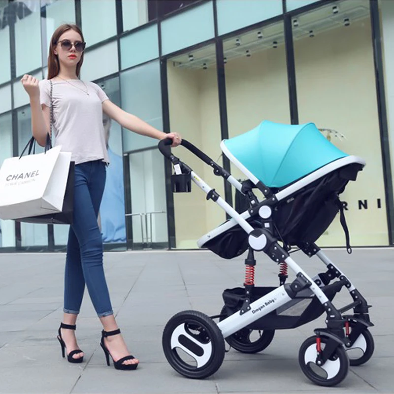 Dragon Baby детская коляска высокий пейзаж может сидеть и откидывать амортизатор