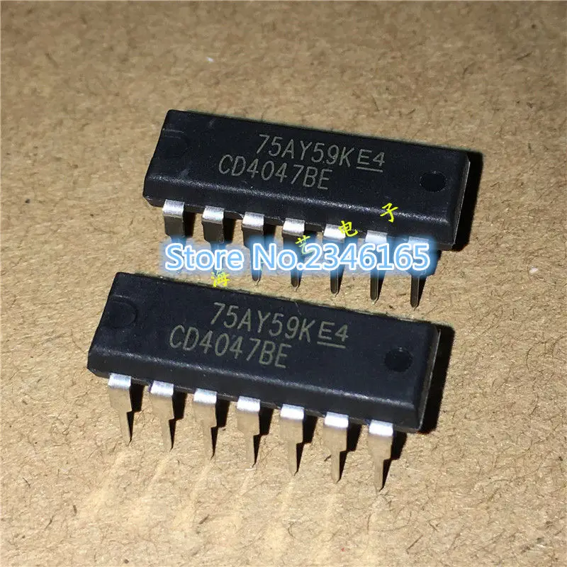 10 шт. CD4047BE DIP14 CD4047 DIP новый и оригинальный IC|Интегральные схемы| |