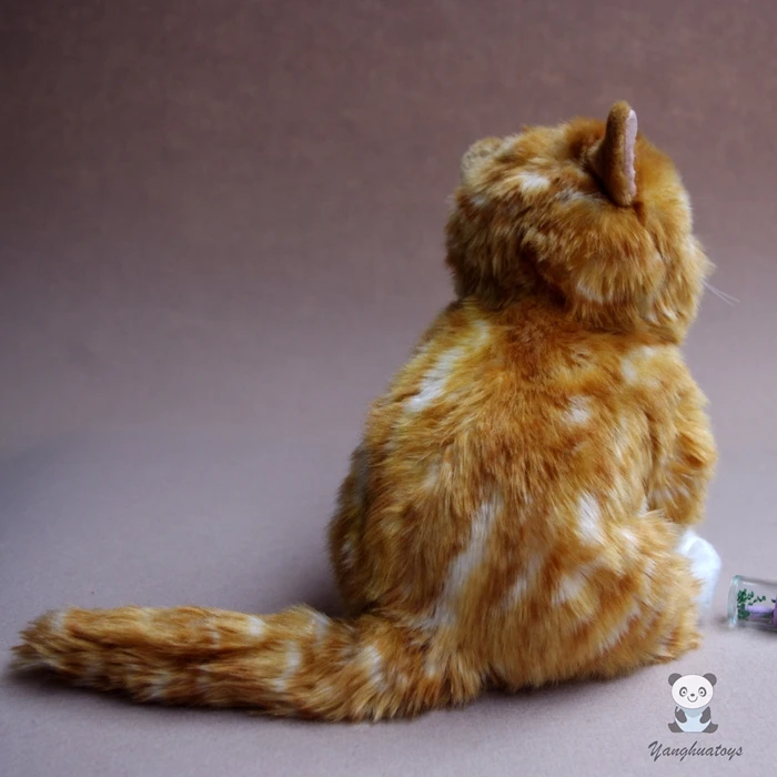 Желтая плюшевая игрушка Tabby Cat игрушечная кукла с животными Подарочные игрушки