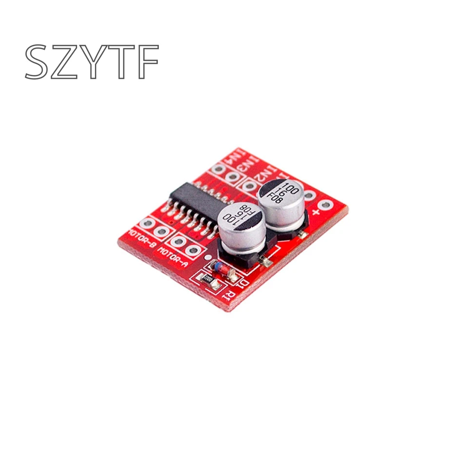 2 DC Motor Drive Модуль Реверсивный ШИМ Скорость Двойной Н Мост шаговый двигатель мини