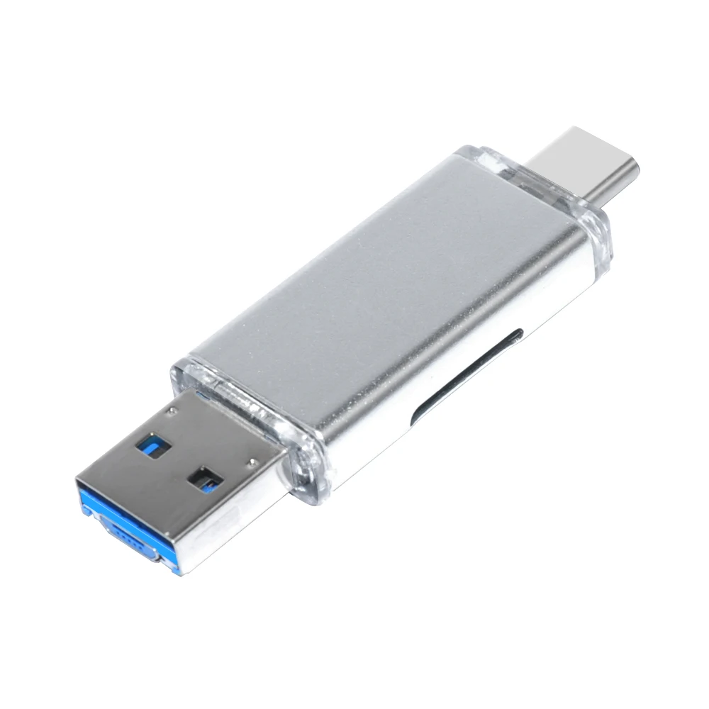 Портативный мини-считыватель карт Deepfox 3 в 1 USB Type C Micro 2 0 TF SD OTG для Android Phone |