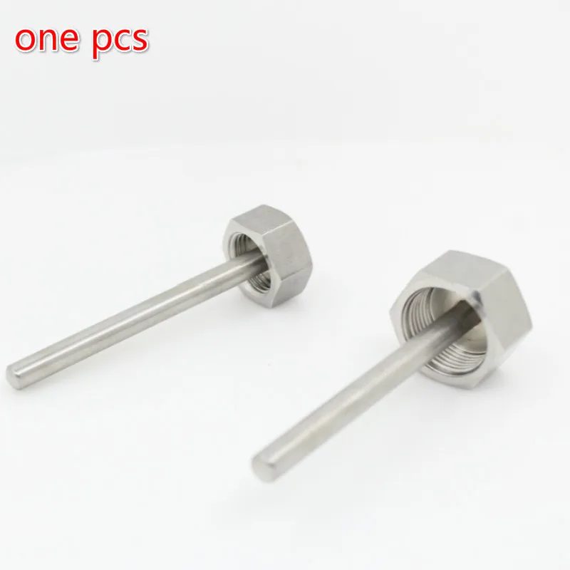 Внутренняя резьба Thermowell 1/2 дюйма (DN15) 3/4 (DN20) нержавеющая сталь 304 длина термопары 50