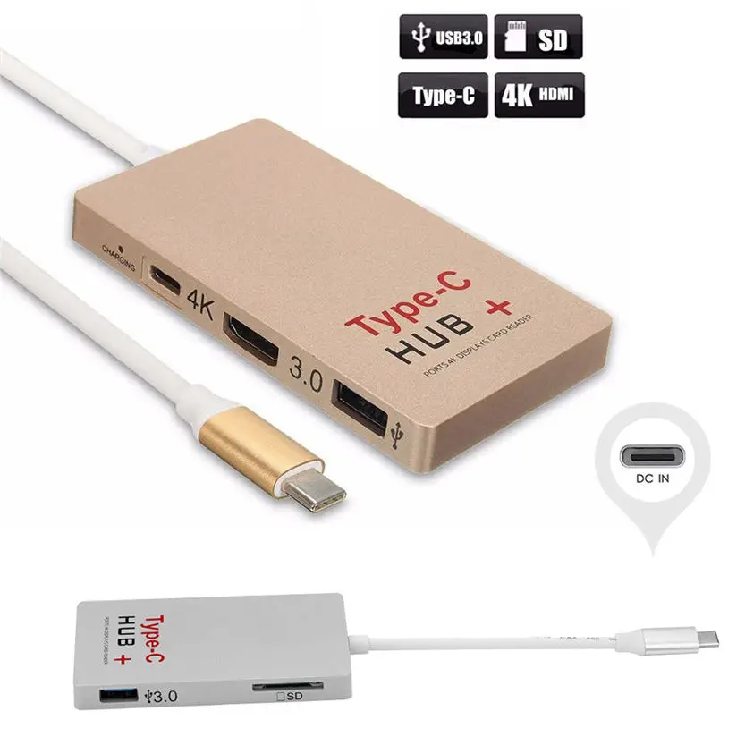 Многофункциональный 6-портовый Usb 3. 0 type-c концентратор устройство для чтения