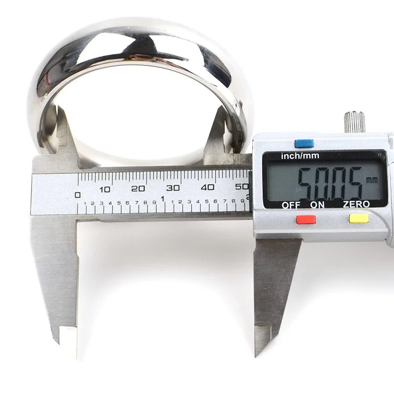 Гладкое кольцо для пениса из нержавеющей стали мужчин растяжки мошонки задержки