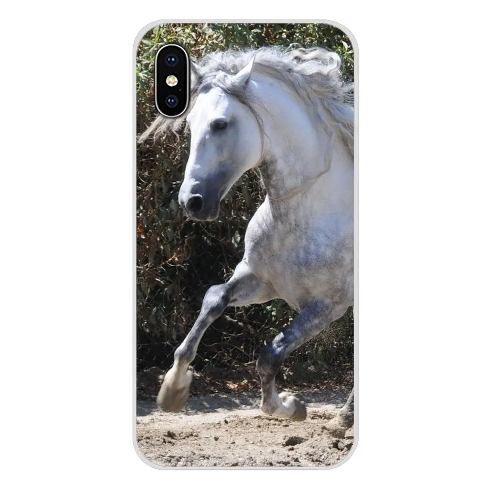 Для Apple iPhone X XR XS MAX 4 4S 5 5S 5C SE 6 6S 7 8 Plus ipod touch художественный плакат с лошадью