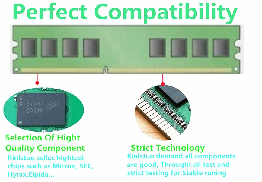 Kinlstuo ddr2 ОЗУ 4 ГБ 800 МГц памяти AMD PC 6400 DIMM 240PIN Рабочий стол для M4N78 GA-MA770 M3A78 M68M N68S M2N68-AM материнская плата