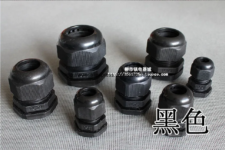 Водонепроницаемый нейлоновый пластиковый соединитель кабельной втулки PG25 1 шт.