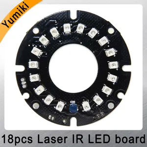 Инфракрасная светодиодная плата Yumiki для объектива MTV, 18 шт., ночное видение (диаметр: 52 мм)