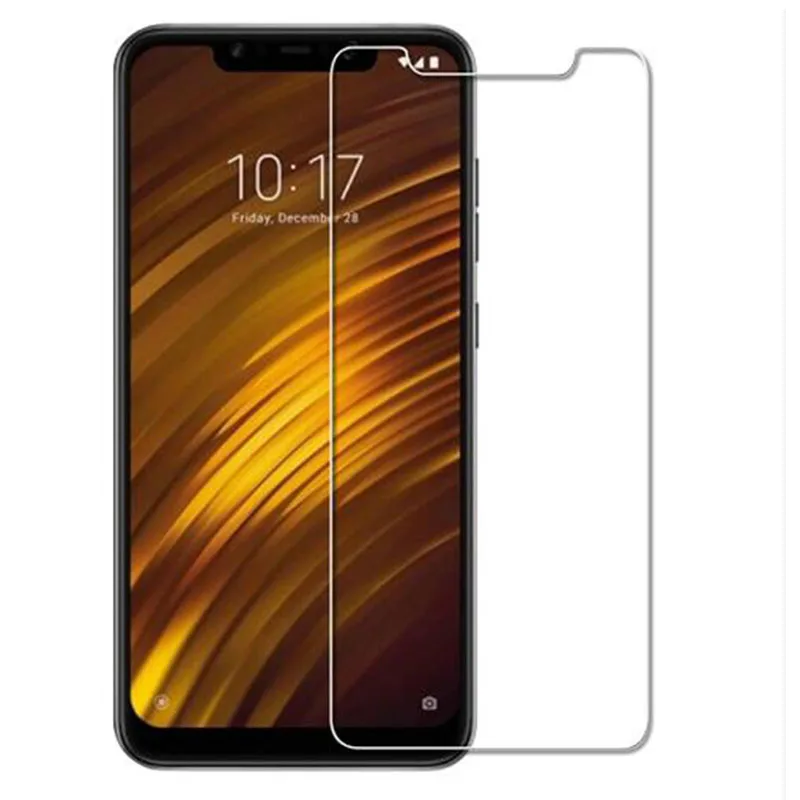 9H 2.5D 0 26 мм закаленное стекло для Xiaomi Pocophone F1 Mi Max 2 3 Защитное экрана защитная пленка