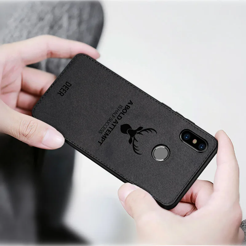 Прочный матовый Мягкий ТПУ для Xiaomi Mi A2 8 Lite Max 3 MIX 2S 3D олень ткань кожаный чехол Xiomi