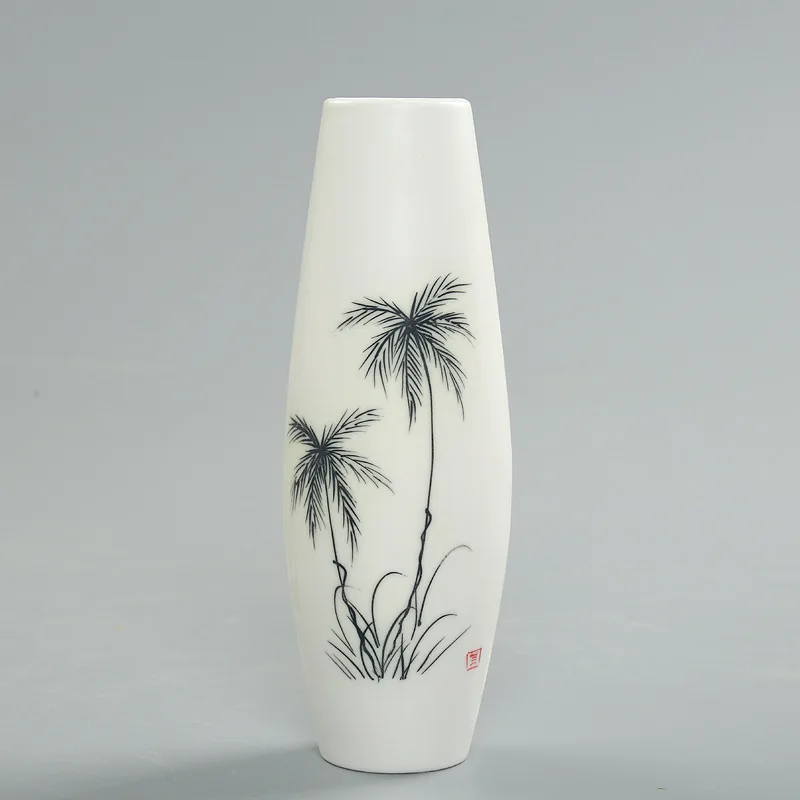 Ручная роспись керамическая ваза для украшения дома гостиная дисплей простой