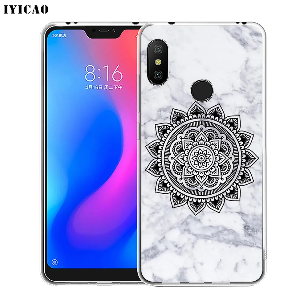 IYICAO мандала цветок Мягкий силиконовый чехол для телефона для Xiaomi Redmi 4A 5A 6A Note 7 6 5 Pro Plus Redmi 4X 5A Prime чехол