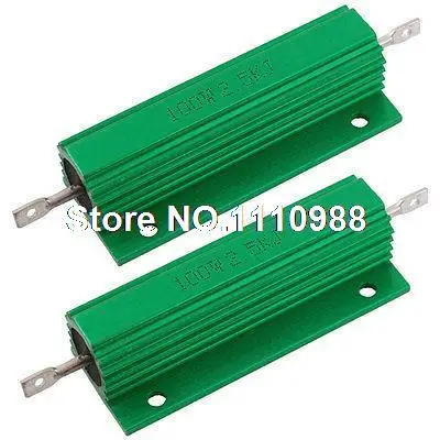 

2 x Шасси монтируется 100W 2,5 K Ohm 5% алюминиевый корпус проволочные резисторы