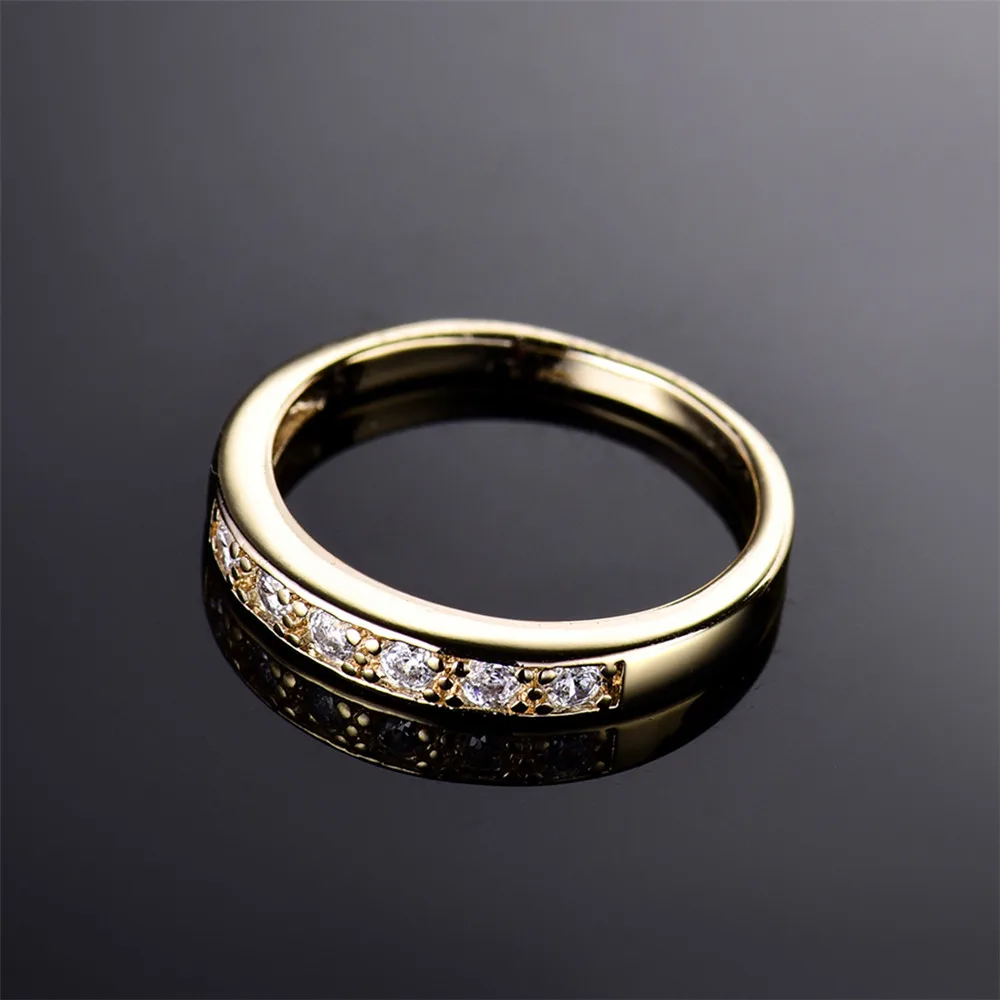 MOLIAM 2017 новое винтажное обручальное кольцо на палец для женщин CZ золото-цвет