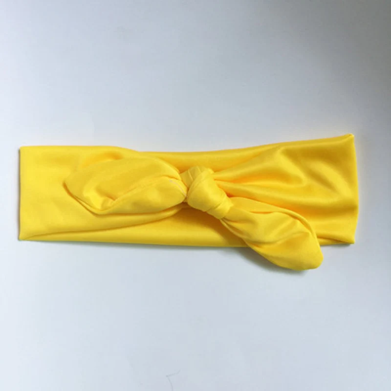 Детская повязка на голову для новорожденных эластичная с кроличьими ушками