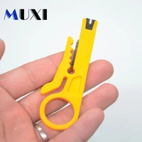 1pcs mini simple and practical utp stp network plier size 9cm cable wire stripping knife