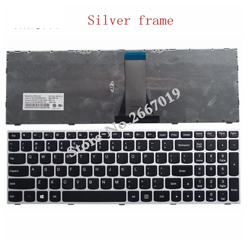 Новая английская клавиатура для ноутбука LENOVO Z50 70 70A 75 80E Z51 G50 B50 70|laptop keyboard|replacement