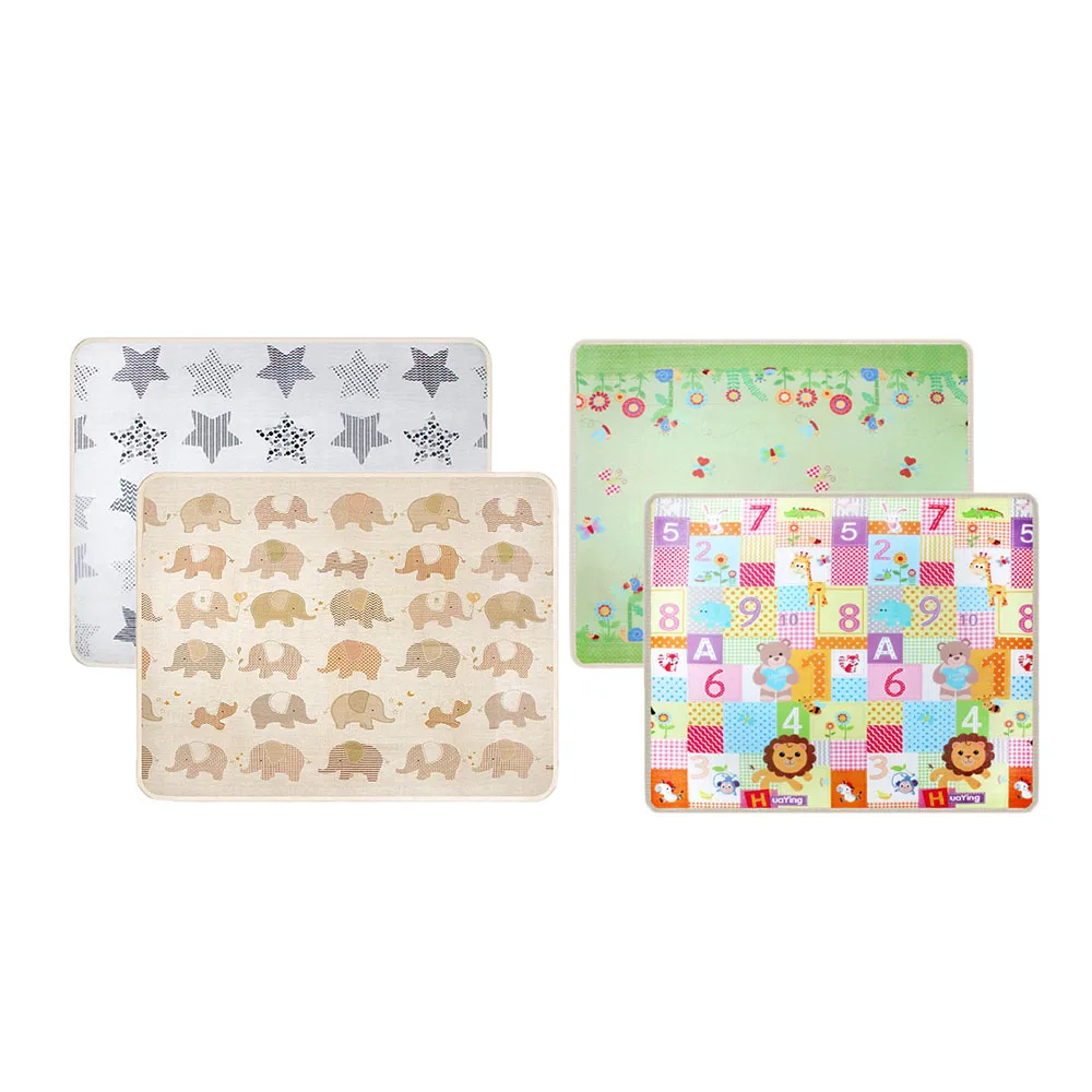 10 мм толщина двухсторонний мягкий детский игровой коврик водонепроницаемый