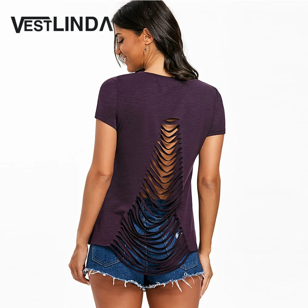 Женская футболка с круглым вырезом VESTLINDA весенне осенняя Повседневная и длинными