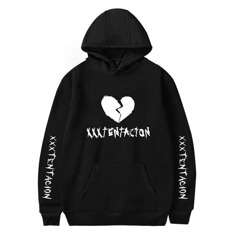 XXXTENTACION толстовка с разбитым сердцем для мужчин и женщин осень зима толстовки