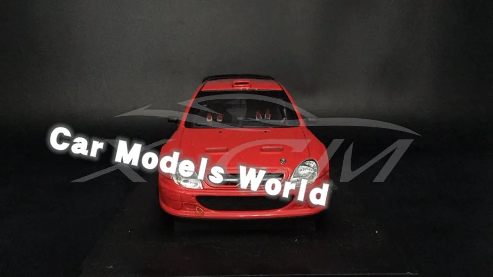 Литая модель автомобиля для AA Xsara WRC 2004 обычный корпус 1:18 (красный) + маленький