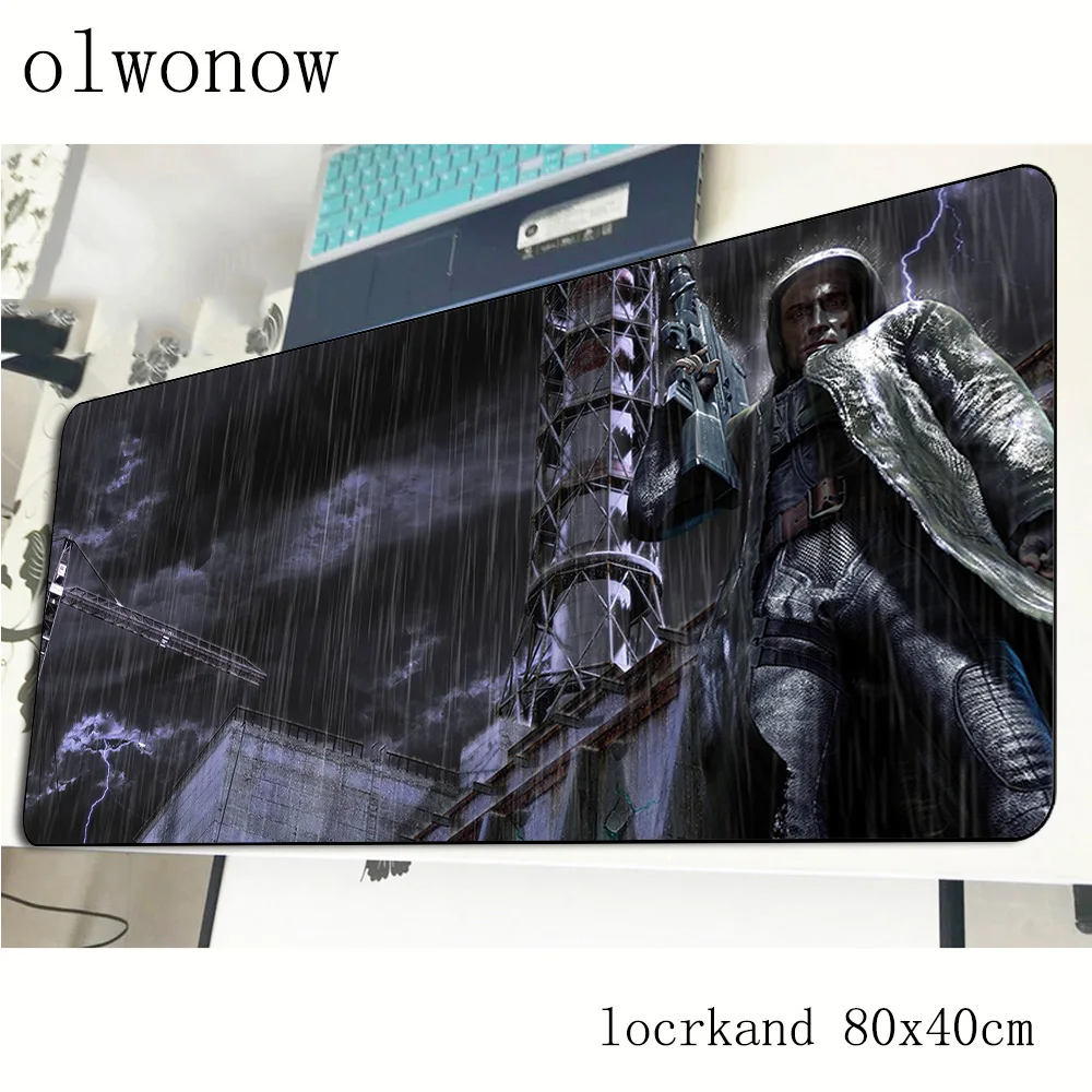 Игровой коврик для мыши stalker с заблокированным краем игровой 800 х400х2 мм